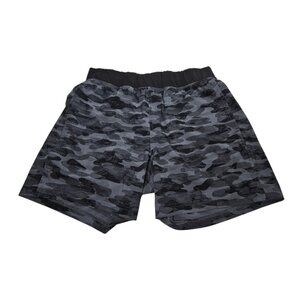 Free Fly Bamboo Lined Breeze Active Shorts Men’s Medium 5.5" Gray Black Athletic